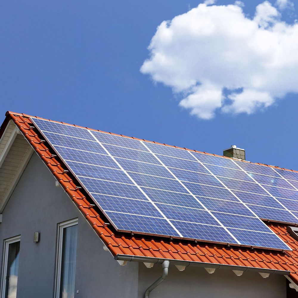 Solardach Haus